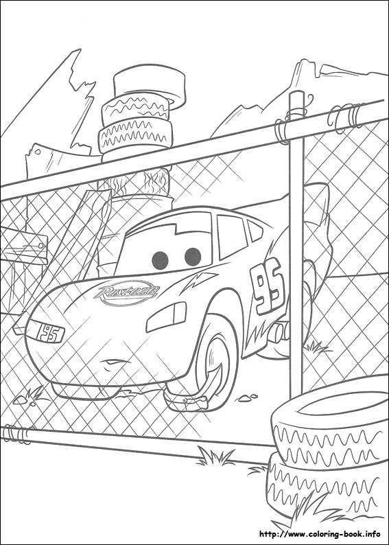 Plansa de colorat cu Cars pixar 211 126